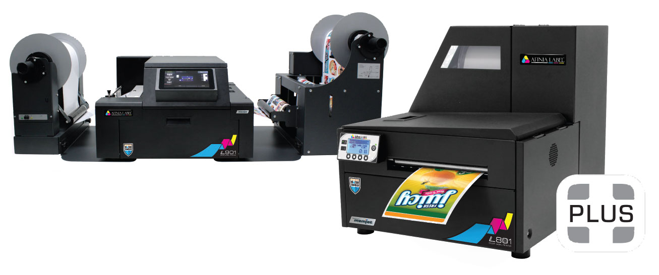 Watershield technology is available in the L801 Plus and L901 Plus digital color label printers from Afinia Label