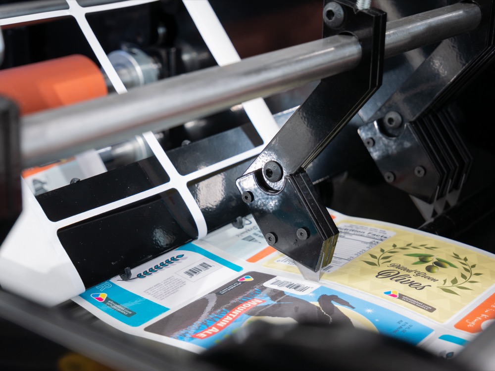 afinia label digital label press rotary slitting