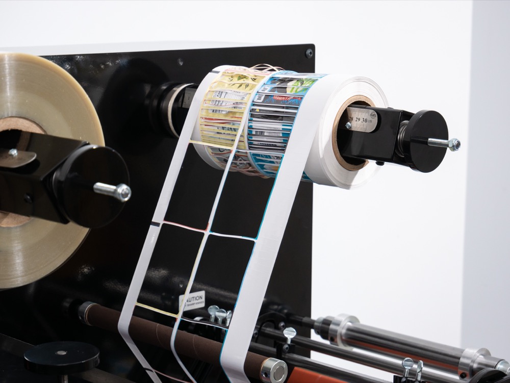 afinia label digital label press waste matrix removal