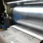 DC230 DC350 flexible steel magnetic cylinder rotary die label cutter laminator flexible die on magnetic die cylinder