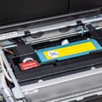 L801 Pro printer inside printhead access