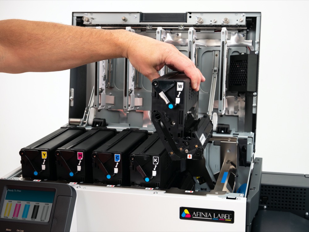 afinia label LT5C toner printer cartridge replace