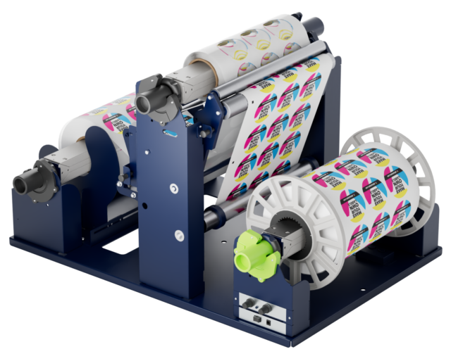 SMR-350 Slitter Rewinder with Matrix Removal