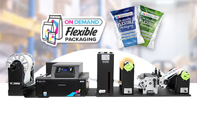 Flexible Packaging Printer for pouches, bags, films