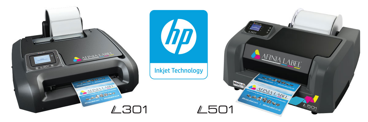 HP Inkjet Technology found in Afinia Label color label printers