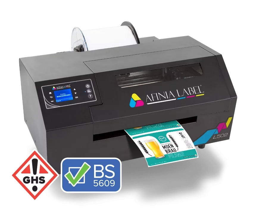 nær ved At bidrage Byblomst L502 Industrial Duo Ink Color Label Printer » Afinia Label - Make Your Own  Labels