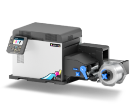 LT5C CMYK+White toner based label printer from Afinia Label waterproof labels