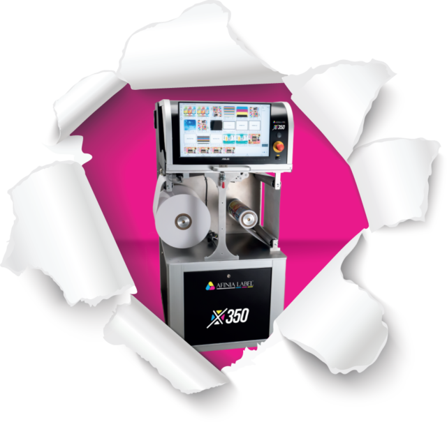 Afinia Label x350 Digital Roll-to-Roll Press for labels and flexible packaging
