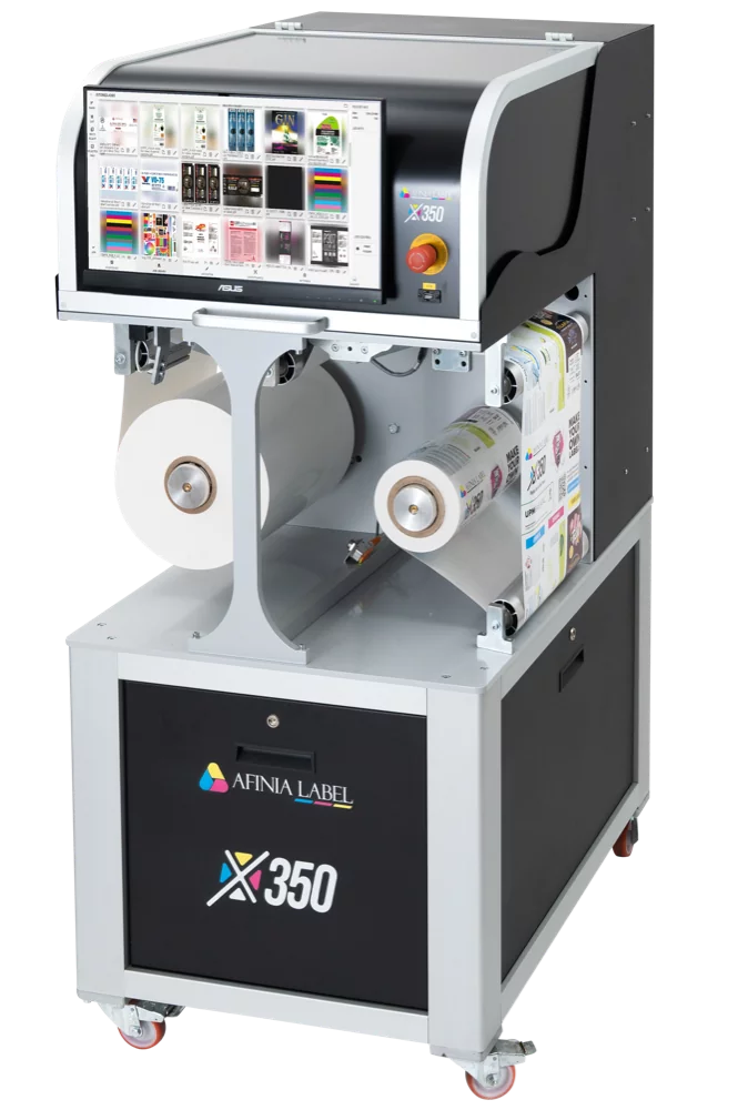 Afinia Label X350 Inkjet label press roll to roll label printer