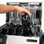 afinia label LT5C toner printer cartridge replace