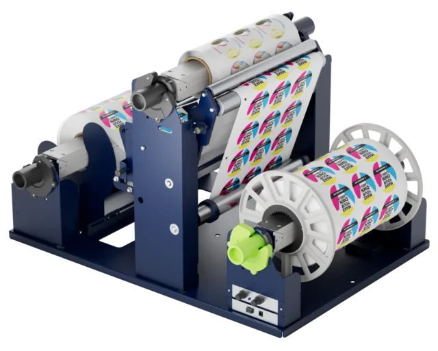 SMR-350 Slitter Rewinder with Matrix Removal
