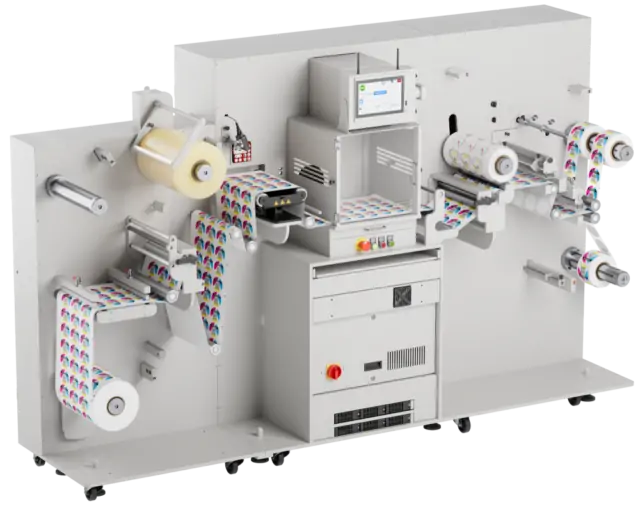 Taurus digital label laser finisher from Afinia Label speed meets versatility