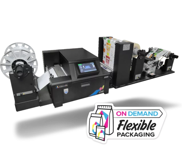 Afinia Label on demand flexible packaging FP-230 flex pack press